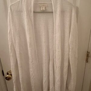 Cynthia Rowley Elegant White Cardigan